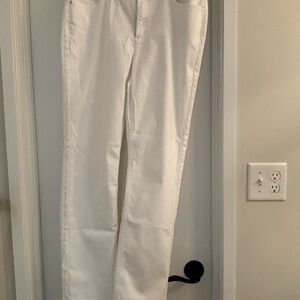 Jones New York Lexington Classic Women's White Jeans